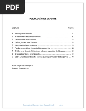 Psicología del Deporte