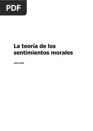 Teoría de los sentimientos morales