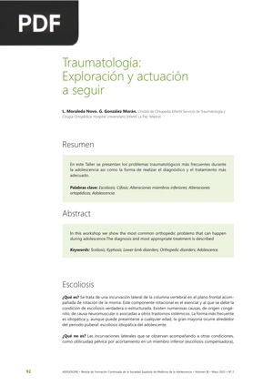 Traumatología: Exploración y actuación a seguir