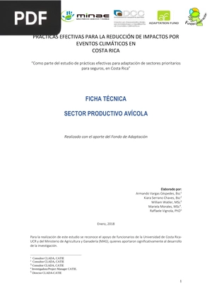 Sector Producitvo Avícola