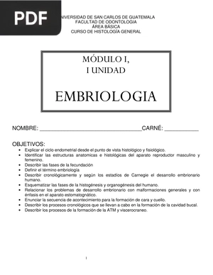 Embriología