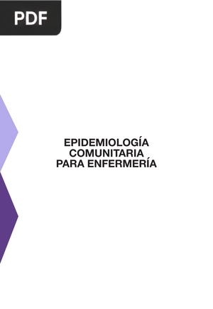 Epidemiología comunitaria para enfermería