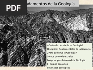 Fundamentos de la Geología (Presentación)