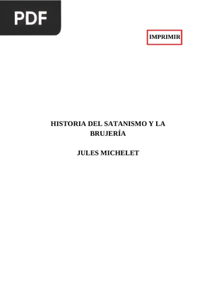 Historia del satanismo y la brujería