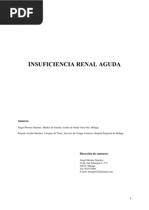 Insuficiencia renal aguda