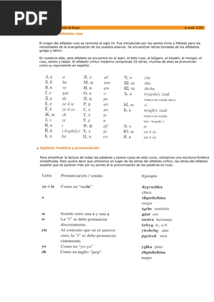 Introducción al Ruso