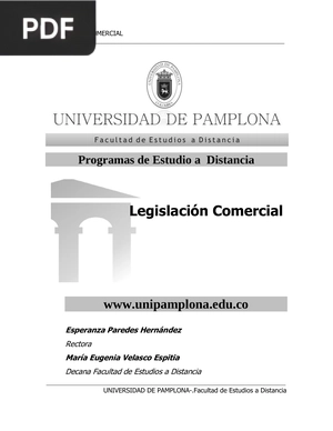 Legislación Comercial