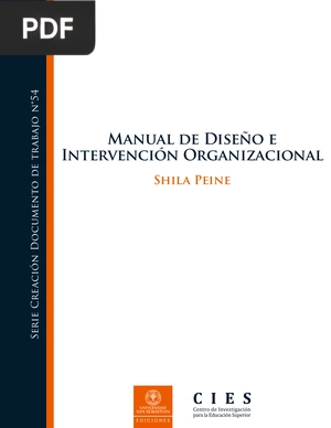 Manual de Diseño e Intervención Organizacional