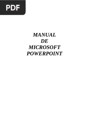 Manual de Microsoft PowerPoint