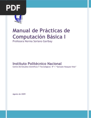 Manual de Prácticas de Computación Básica I