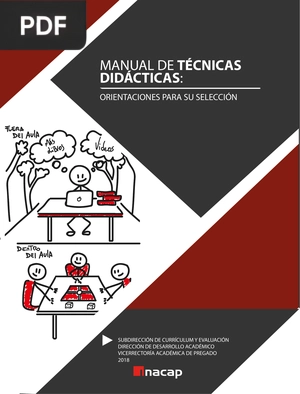 Manual de técnicas didácticas: orientaciones para su selección