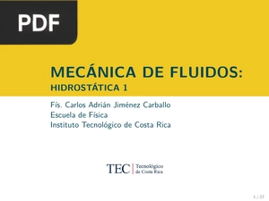 Mecánica de Fluidos (Presentación)