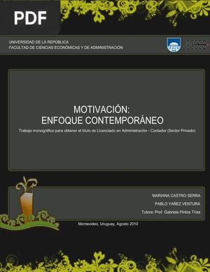 Motivacion: Enfoque Contemporáneo