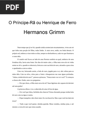 O Príncipe-Rã ou Henrique de Ferro