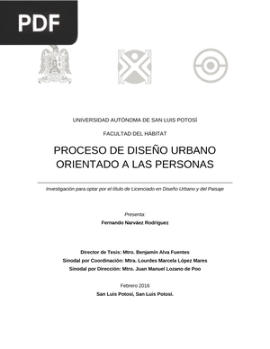 Proceso de diseño urbano orientado a las personas