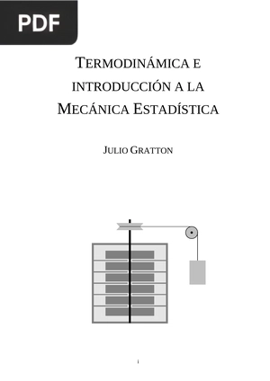 Termodinámica e introducción a la mecánica estadística