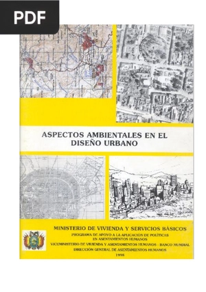 Aspectos ambientales en el diseño urbano