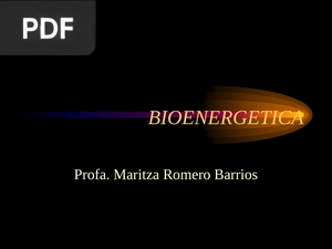 Bioenergética (Presentación)