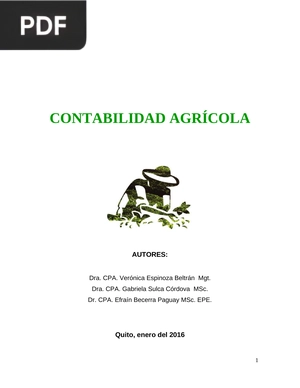 Contabilidad Agrícola