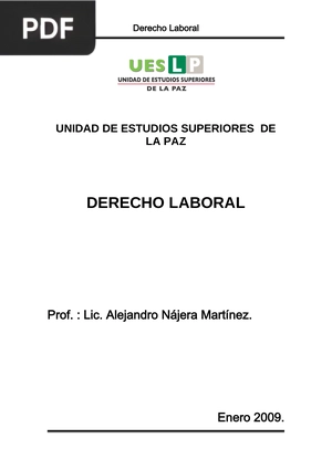 Derecho Laboral