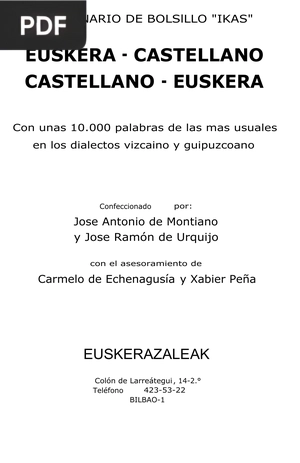 Euskera-Castellano