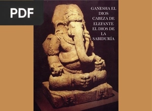 Ganesha el dios cabeza de elefante. El dios de la sabiduría