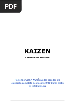 Kaizen cambio para mejorar