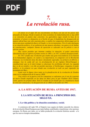 La revolución rusa