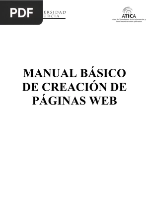 Manual básico de creación de páginas web