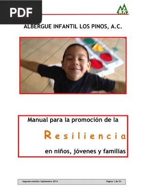 Manual para la promoción de la resilencia en niños, jóvenes y familias