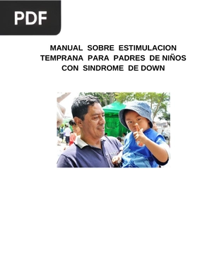 Manual sobre estimulación temprana para pares de niños con síndrome de down