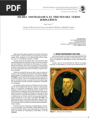 Michel Nostradamus: El triunfo del verso jeroglífico (Artículo)