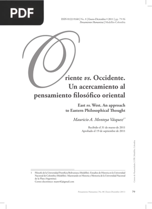 Oriente vs. Occidente. Un acercamiento al pensamiento filosófico oriental