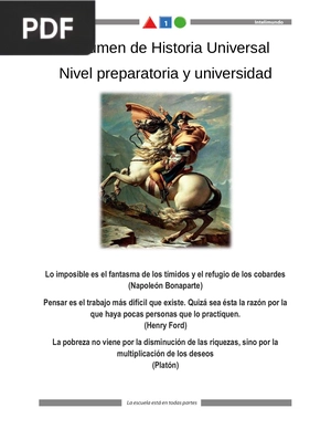 Resumen de Historia Universal Nivel preparatoria y universidad