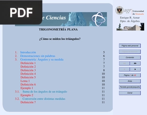 Trigonometría plana