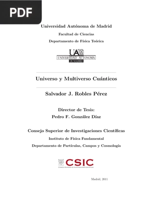 Universo y Multiuniversos Cuánticos