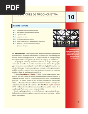 Aplicaciones de trigonometría