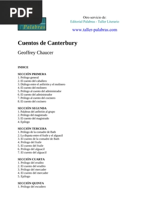 Cuentos de Canterbury