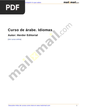 Curso de árabe: Idiomas