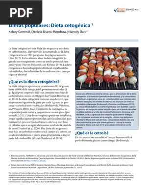 Dietas populares: Dieta cetogénica