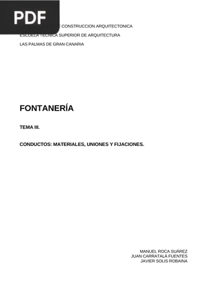 Fontanería