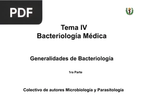 Generalidades de Bacteriología (Presentación)