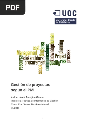 Gestión de proyectos según el PMI