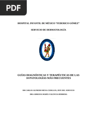 Guías diagnósticas y terapéuticas de las 10 patologías más frecuentes