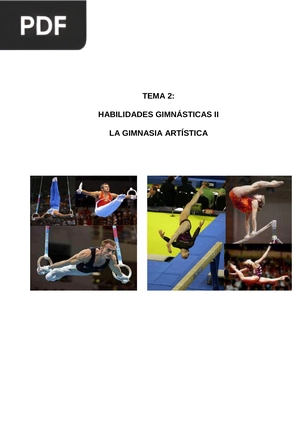 Habilidades gimnásticas II. La gimnasia artística