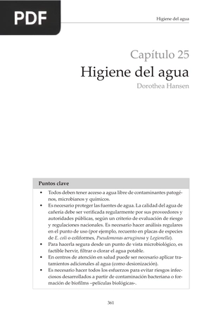 Higiene del agua