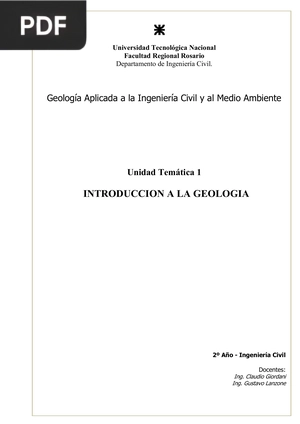 Introducción a la Geología