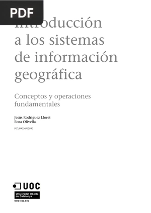 Introducción a los sistemas de información geográfica