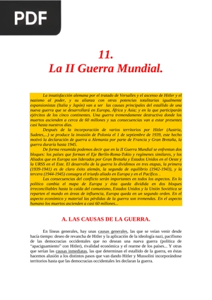 La II Guerra Mundial