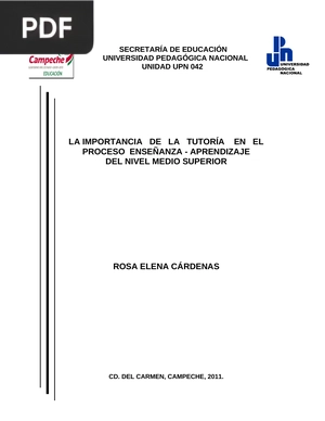 La importancia de la tutoría en el proceso enseñanza-aprendizaje del nivel medio superior